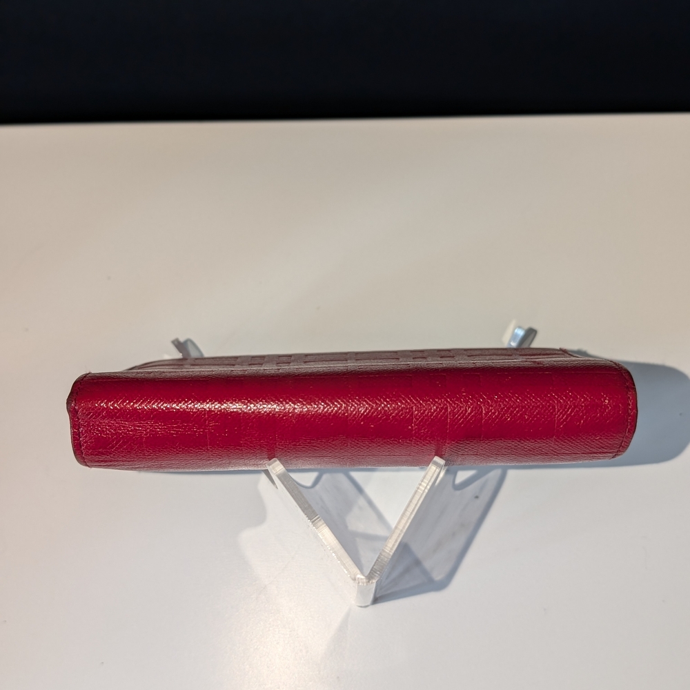 Burberry Red Leather Wallet - Picture 4 of 12
